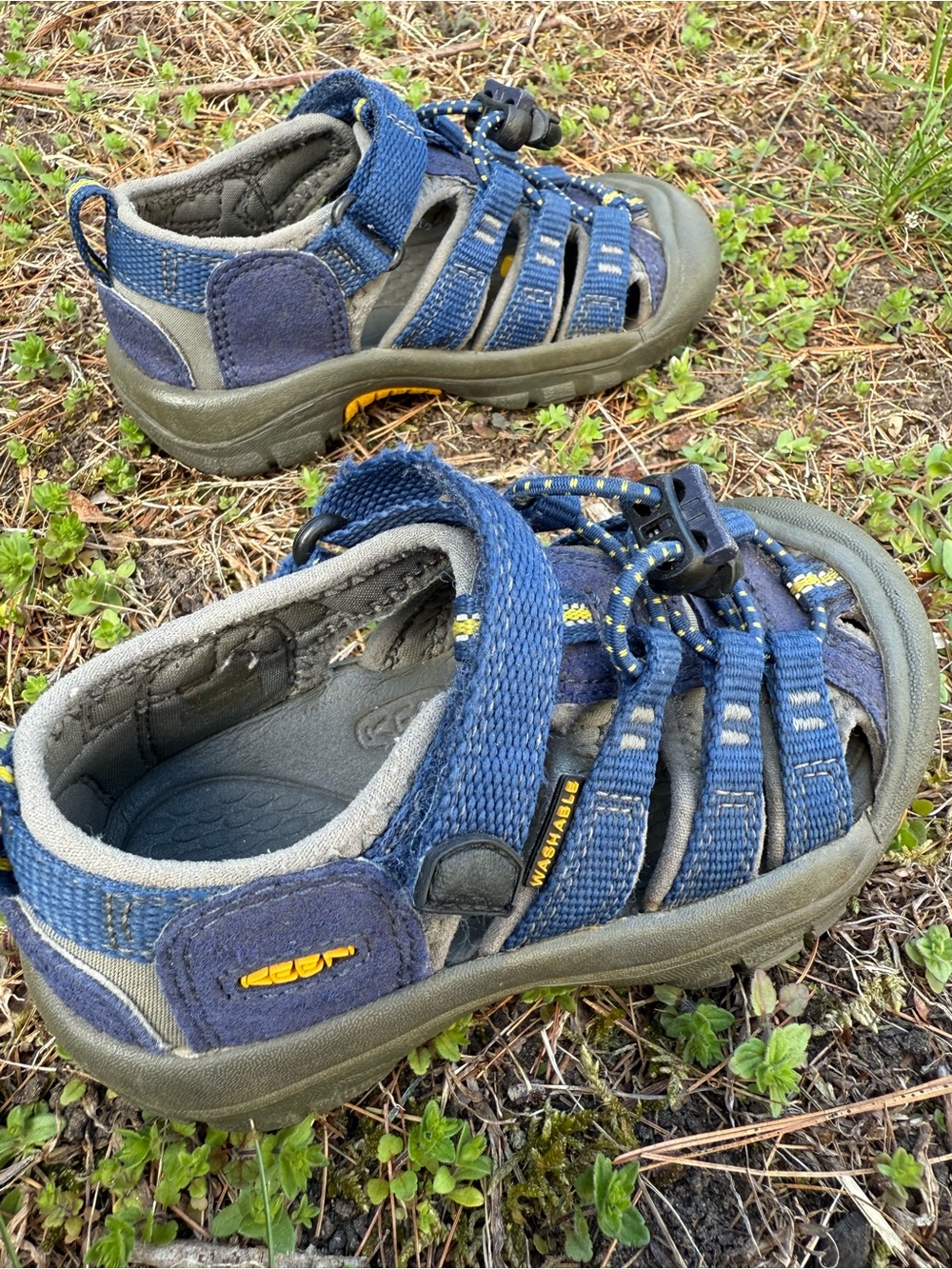 Keen Kids Newport H2 Blue Depths/Gargoyle Waterproof Sandals - Picture 7 of 12